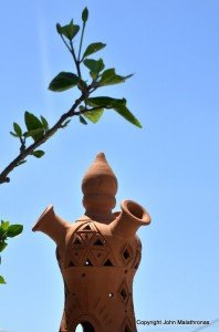 Three-exit chimney pot Three-exit chimney pot