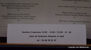 French Opening Hours